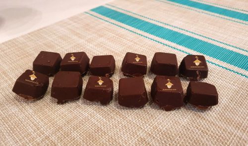 Mushroom chocolate sweets for microdosing
