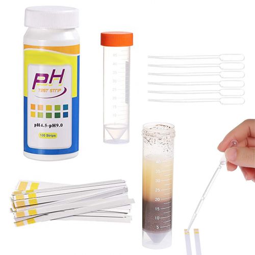 pH test strips for mushroom substrate