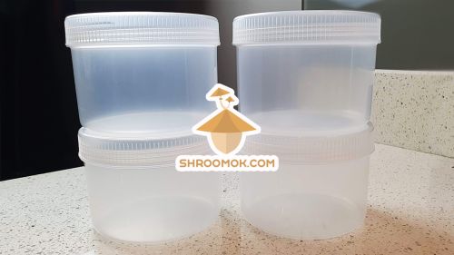 Polypropylene jars for spawn