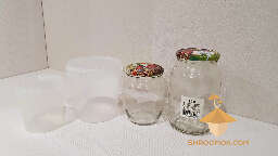 Jars for substrate psilocybin mushrooms growing