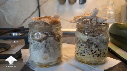 Shiitake RL-7 fruiting in jar - sunflower & macadamia shells substrate experiment