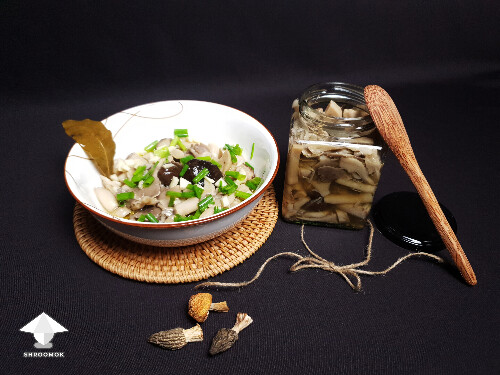 Serving suggestion - fermented mushroom recipe
