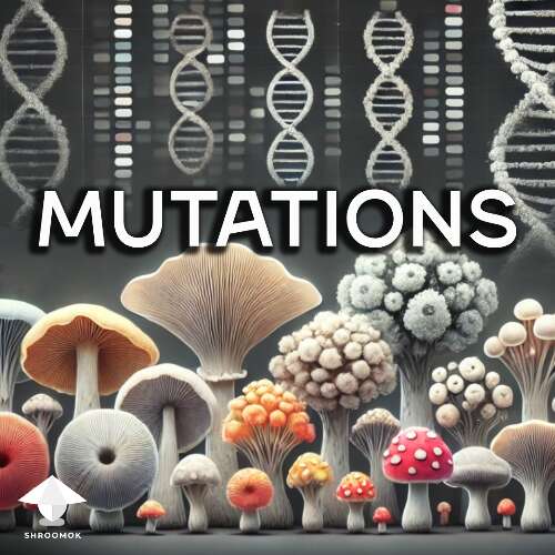 Mutations in mushroom growing