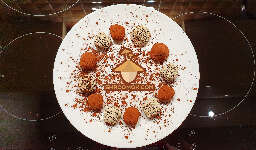 Chocolate sweets with magic mushrooms