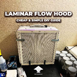 Laminar flow hood cheap simple diy guide