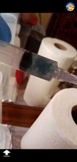 I made an KSSS liquid inoculant from agar. It bruised. The next day it cleared all out