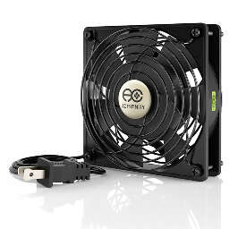 Fan for incubation chamber for mushroom growing