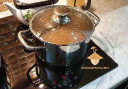 Boil grain for substrate for psilocybe cubensis
