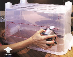 Drawing circles for armholes in still air box