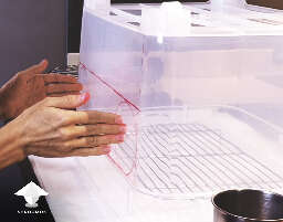 Shoulder width holes in still air box