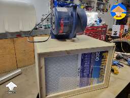 Spent a couple hours in the garage today - laminar flow hood