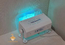 Germicidal lamp for spore prints preparation