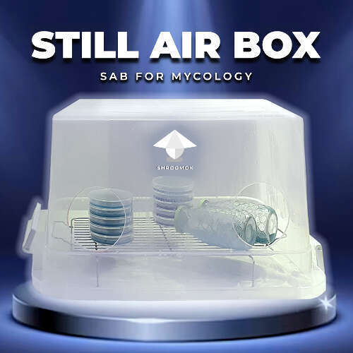 Still air box for mycology SAB guide