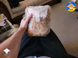 Step 3. Tape it. Here are some visualizations of the process going from the bag into a block ready to put in the fruiting chamber #3
